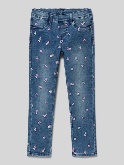 s.Oliver RED LABEL Jeans mit Motiv-Stickerei Blau 1