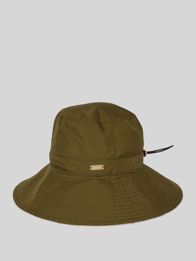 Barbour Bucket Hat mit Tunnelzug Modell 'Darla' Oliv 1