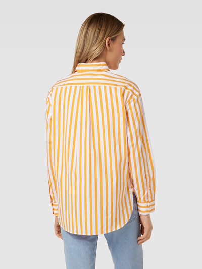 Polo Ralph Lauren Blouse met streepmotief en logostitching Oranje - 5