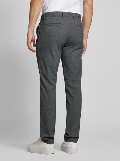 Roy Robson Slim fit broek met steekzakken Antraciet - 5