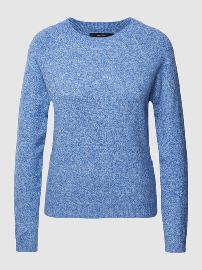 Vero Moda Strickpullover mit Rundhalsausschnitt Modell 'DOFFY' Royal Melange 2