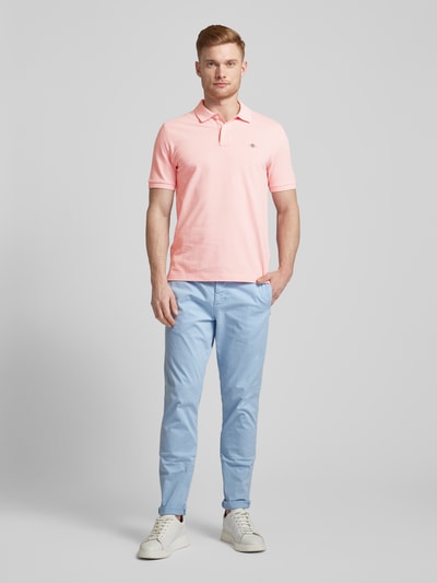 Gant Regular fit poloshirt met labelstitching, model 'SHIELD' Felroze - 1