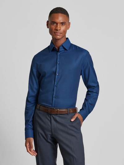 Jake*s Slim Fit Business-Hemd mit Kentkragen Royal 4