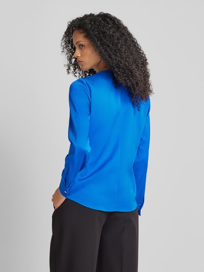 BOSS Blouse met ruches, model 'Banorah' Koningsblauw - 5