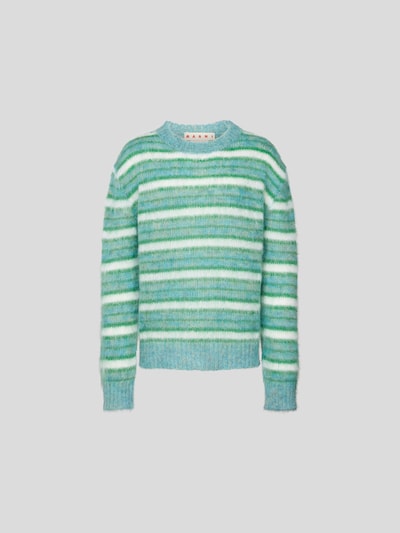 Marni Pullover mit Streifenmuster Grün 2