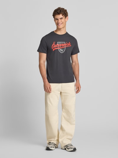 PUMA Performance T-Shirt mit Print und Rundhalsausschnitt Dunkelgrau 1