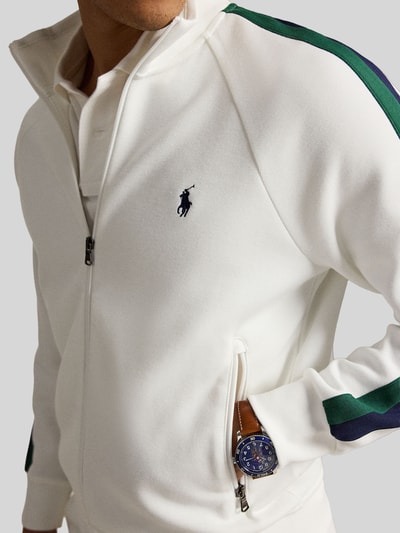 Polo Ralph Lauren Regular Fit Sweatjacke aus Baumwoll-Mix Weiss 3