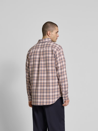 Wood Wood Relaxed Fit Freizeithemd mit Knopfleiste Hellgrau 5