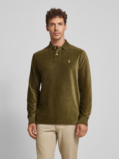 Polo Ralph Lauren Poloshirt mit Label-Stitching Oliv 4