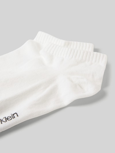 Calvin Klein Jeans Socken mit Label-Schriftzug im 2er-Pack Weiss 2