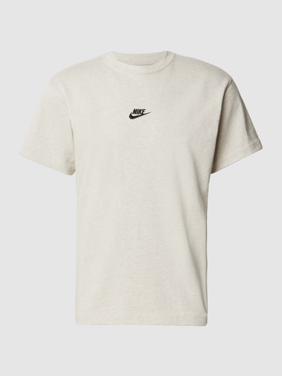 Nike T-Shirt mit Label-Stitching Sand Melange 2