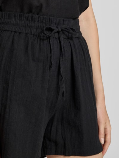 Only Loose Fit Shorts aus reiner Baumwolle Modell 'TIZANA' Black 3