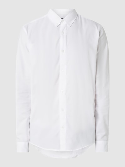 Matinique Regular Fit Business-Hemd aus Oxford Modell 'Jude' Weiss 2