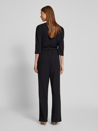 ICHI Jumpsuit mit Taillengürtel Modell 'PABITRA' Black 5