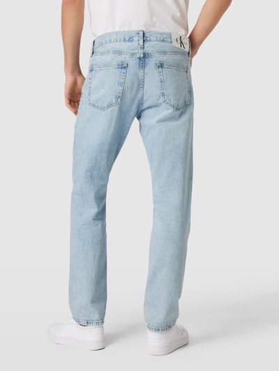 Calvin Klein Jeans Straight leg jeans met steekzakken Lichtblauw - 5