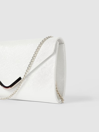 Jake*s Cocktail Clutch in envelopmodel in glanzende look Ecru - 3