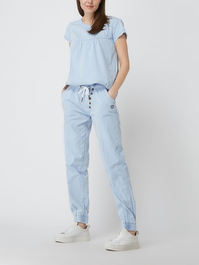 ALIFE & Kickin Shirt in denimlook, model 'Summer' Lichtblauw - 1