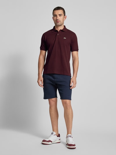 Lacoste Koszulka polo o kroju classic fit z detalem z logo model ‘CORE’ Bordowy 1