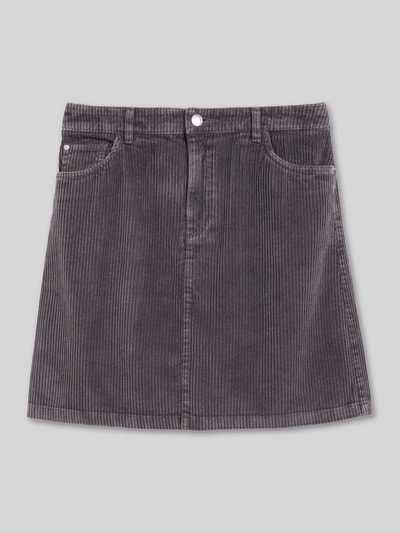 s.Oliver RED LABEL Mini-Rock aus reiner Baumwolle mit Cordstruktur Graphit 2