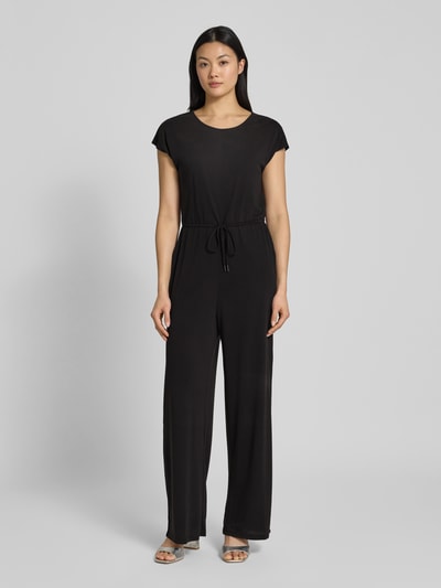 Christian Berg Woman Jumpsuit met tunnelkoord Zwart - 4