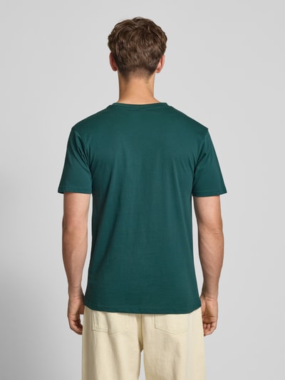 SANTA CRUZ T-Shirt mit Label-Print und Rundhalsausschnitt Petrol 5