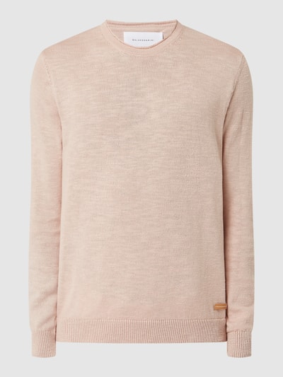 Baldessarini Pullover mit Leinen-Anteil Modell 'Kevin'  Rosa Melange 2