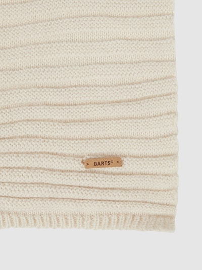 Barts Schal mit Rippenstruktur Modell 'Bayne' Offwhite 2