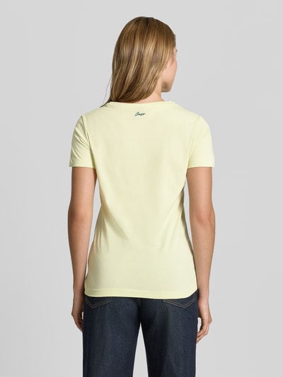 BOSS Orange Regular Fit T-Shirt aus reiner Baumwolle Modell 'C-Elove_4' Hellgruen 5