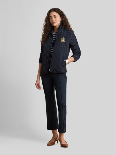 Lauren Ralph Lauren Kurtka pikowana o kroju regular fit z wyhaftowanym herbem Ciemnoniebieski 1