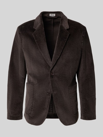 Drykorn 2-knoops colbert met reverskraag Donkerbruin - 2