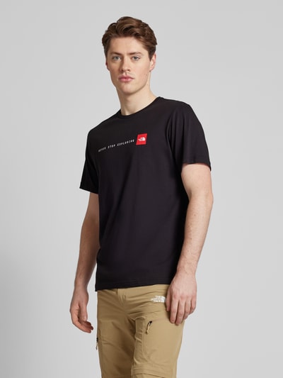 The North Face T-Shirt mit Label-Print Modell 'NEVER STOP EXPLORIN' Black 4