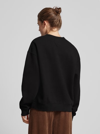 Tommy Jeans Sweatshirt mit Statement-Stitching und Rundhalsausschnitt Black 5