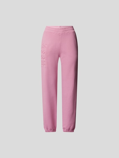 MSGM Sweathose mit Label-Prägung Pink 2