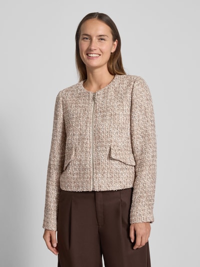 comma Blazer mit Reißverschluss Offwhite 4