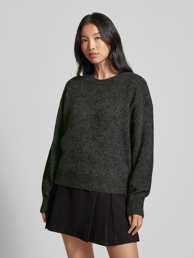 Scotch & Soda Gebreide pullover met ronde hals Donkergrijs - 4