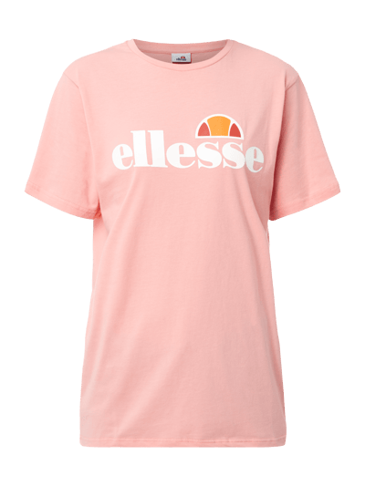 Ellesse T-Shirt mit Logo-Print Rosa 2