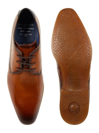 bugatti Schnürschuhe aus Leder Cognac 4