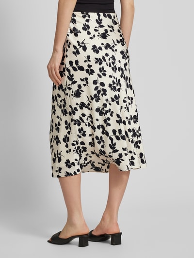 Lauren Ralph Lauren Midirok met bloemenmotief, model 'SHARAE' Offwhite - 5