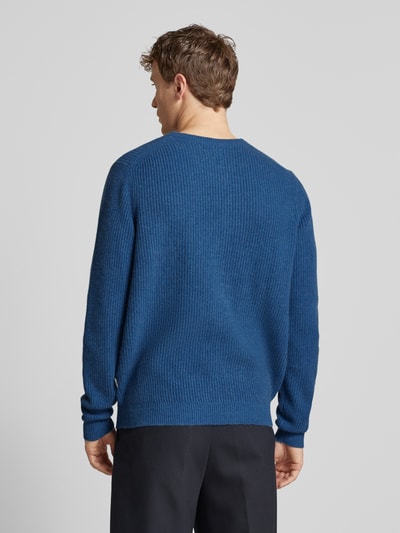 Fynch-Hatton Strickpullover mit Rundhalsausschnitt Hellblau 5