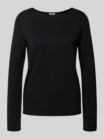 s.Oliver RED LABEL Regular Fit Strickpullover aus Baumwoll-Viskose-Mix Black 2