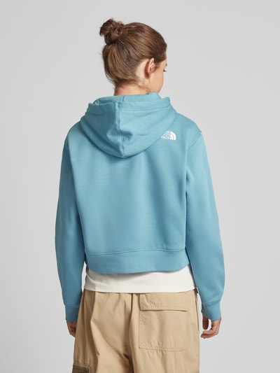 The North Face Korte hoodie met gestikt logo Oceaanblauw - 5