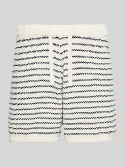 Calvin Klein Jeans Loose Fit Shorts aus Baumwoll-Mix in Strick-Optik Beige 2