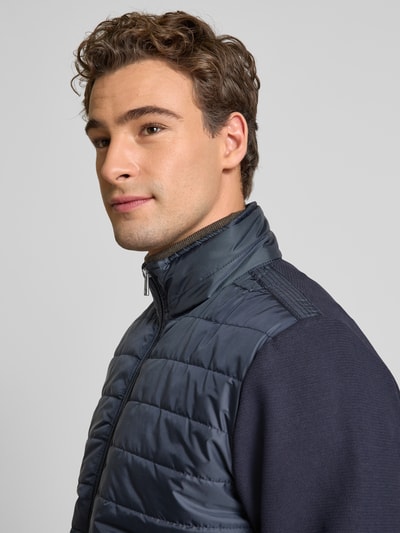 Christian Berg Men Steppjacke mit Stehkragen Marine 3