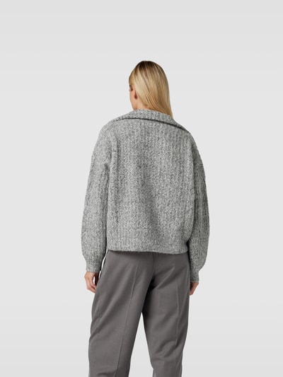 Bash Oversized Pullover aus Alpaka-Mix Mittelgrau 5