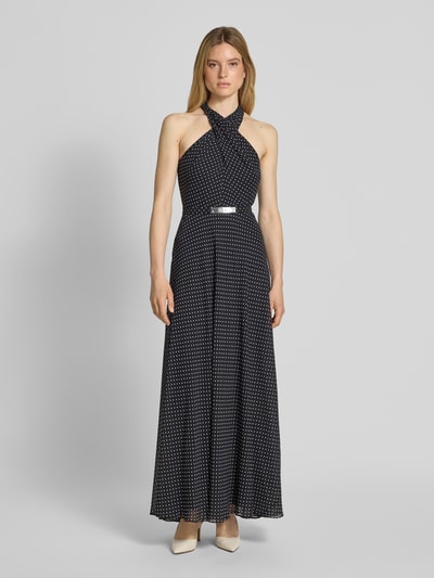 Lauren Ralph Lauren Avondjurk met riem Zwart - 4
