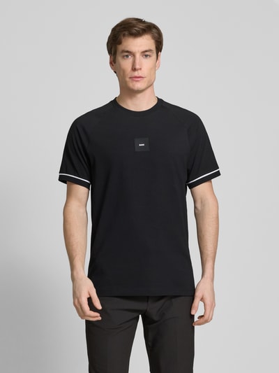 BOSS Green T-Shirt mit Label-Detail Black 4