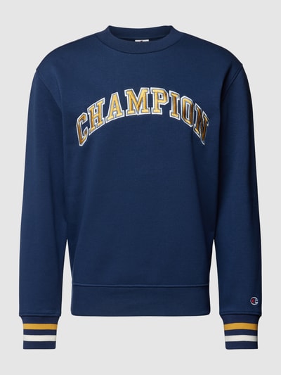 CHAMPION Sweatshirt mit Kontraststreifen Marine 2