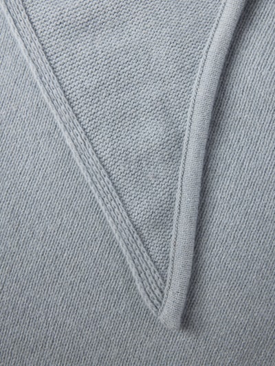 Productfoto, lichtblauwe, fijn gebreide textuur met ton-sur-ton naden, sjaal uit wolmix van Marc O'Polo, Dames sjaal