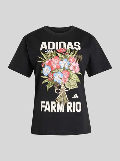 adidas Sportswear Regular Fit T-Shirt aus reiner Baumwolle Black 2