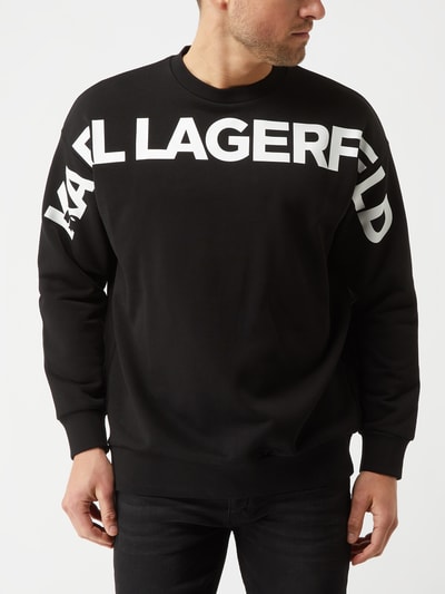 Karl Lagerfeld Sweatshirt mit Logo-Print  Black 4